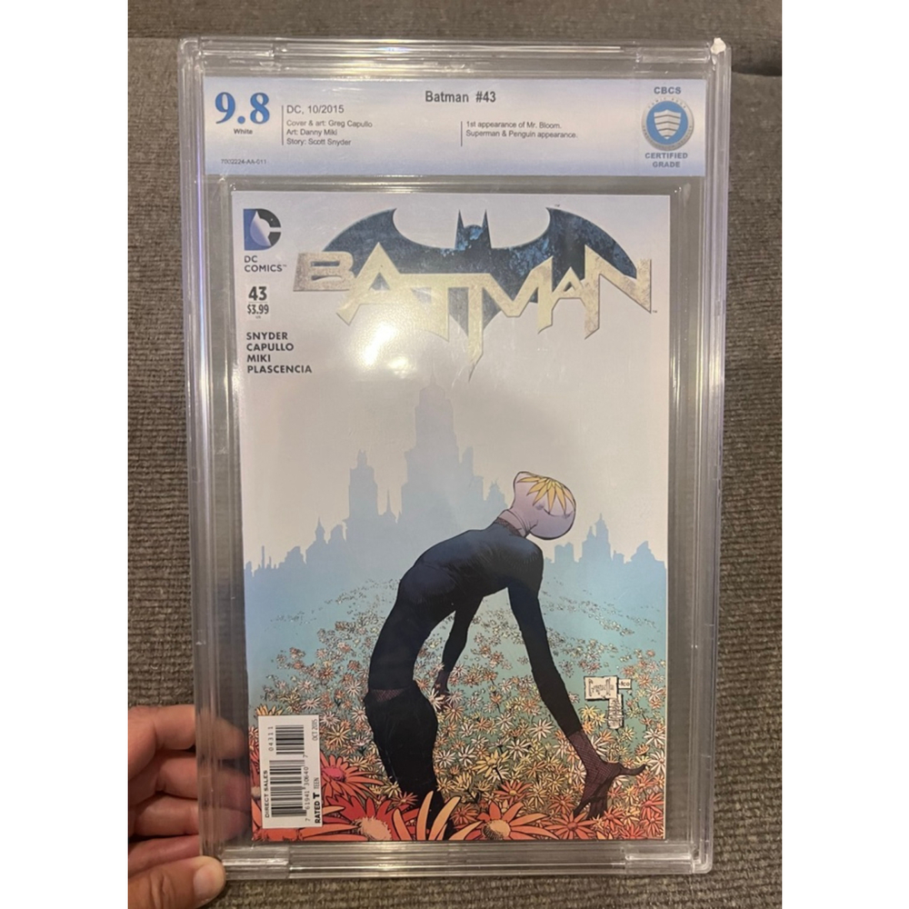 DC Comics Batman #43 CBCS 9.8 Graded Comic Book One Size Light Blue Dark Blue
